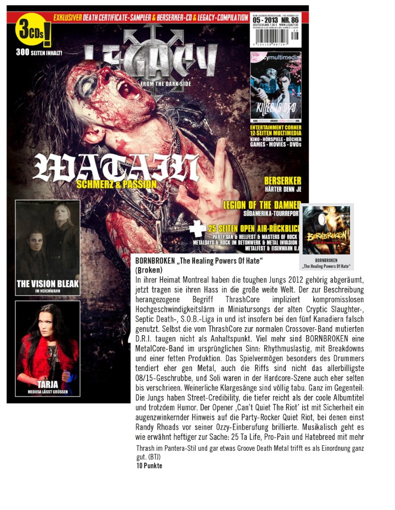 Legcay - BornBroken - Review