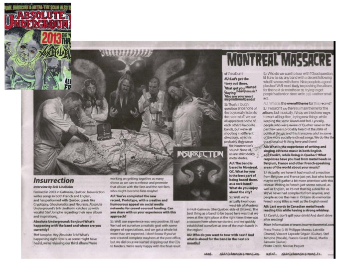 AU Mag - Insurrection - print