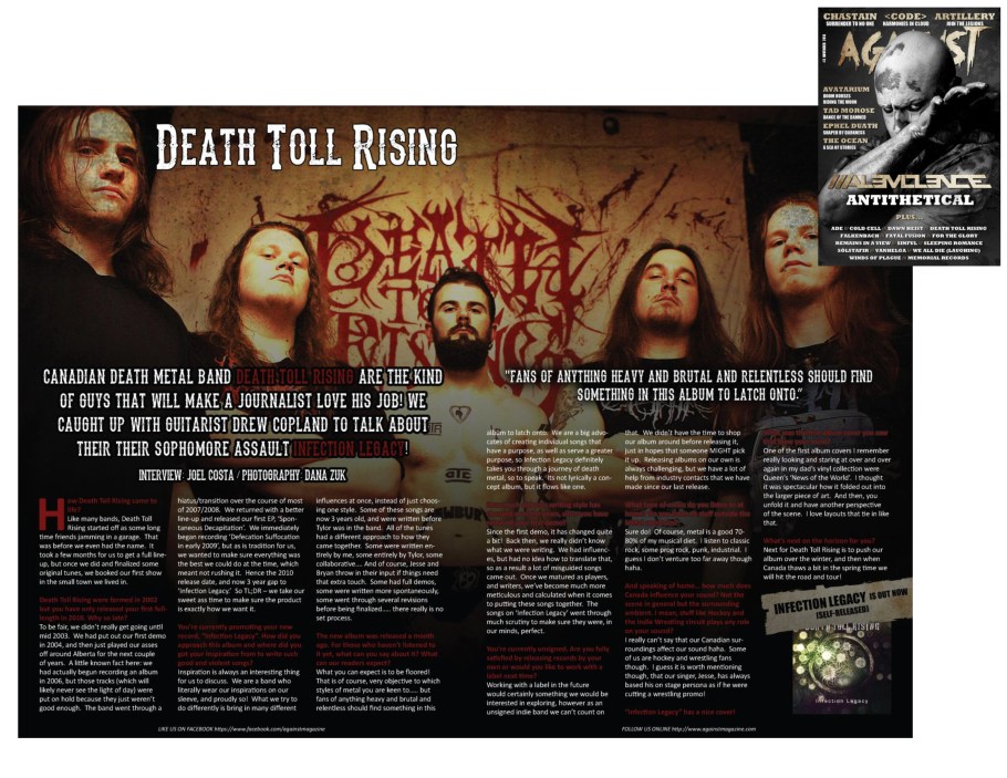 Nov 2013  - Against Mag - DTR - print