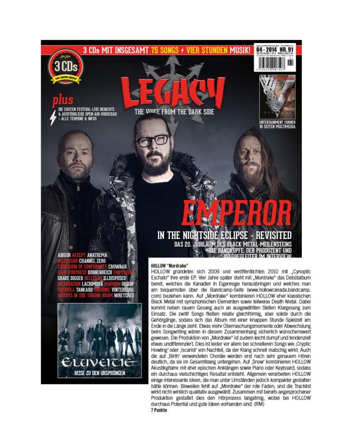 Legacy Mag (Germany) - Hollow