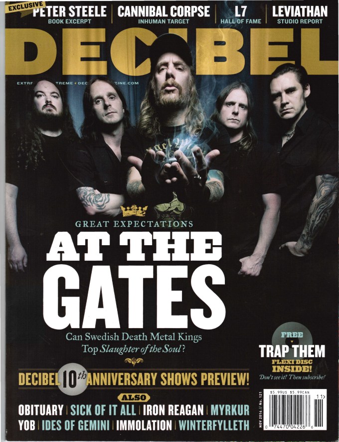 Decibel Mag Cover November 2014