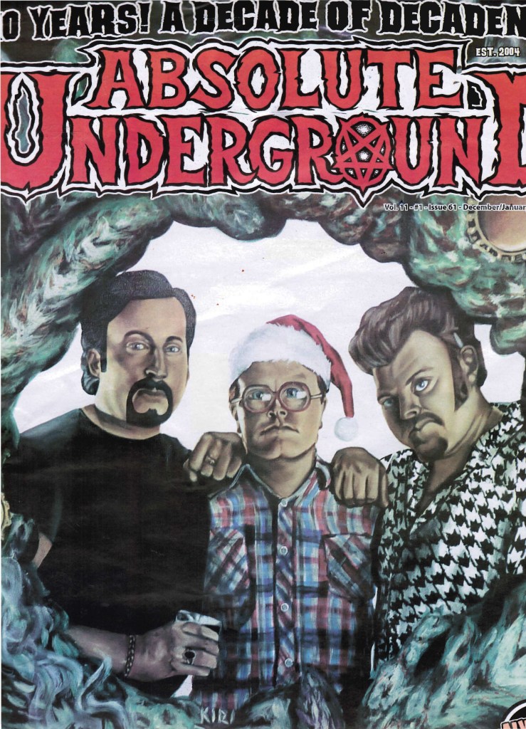 Dec 2014 - Jan 2015 Issue #61 - Absolute Underground Mag Cover