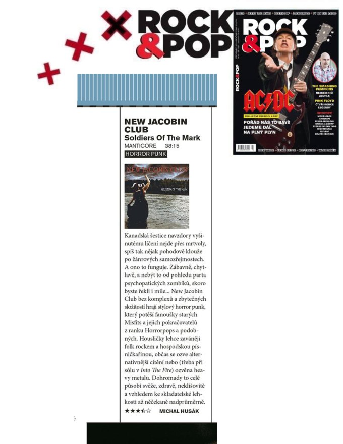 Dec 2014 - Rock and Pop - Czech - New Jacobin Club