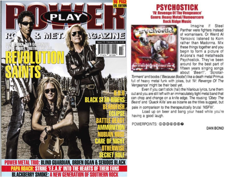 February 2015 - Powerplay Mag UK - #172 - Psychostick