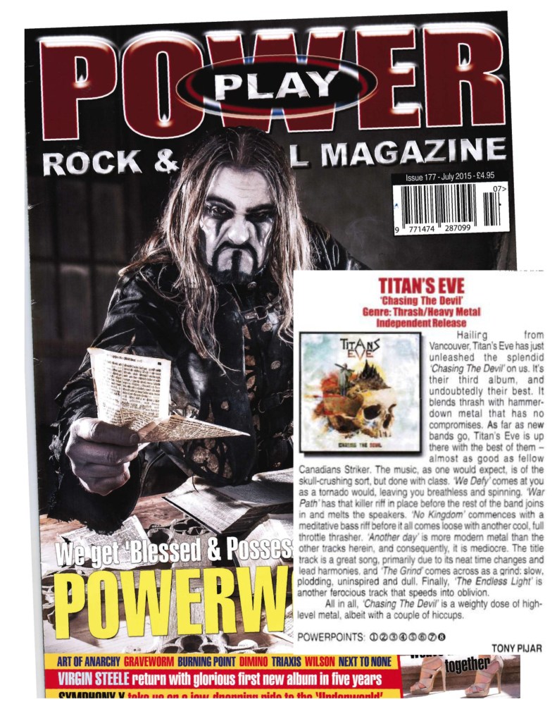 JULY 2015 - POWERPLAY MAG UK - TITANS EVE