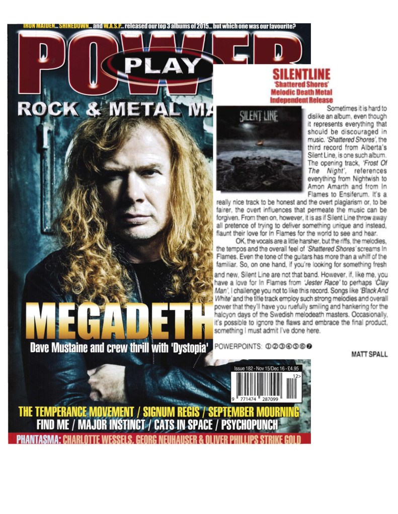 Powerplay Mag UK - November 2015 - SILENT LINE