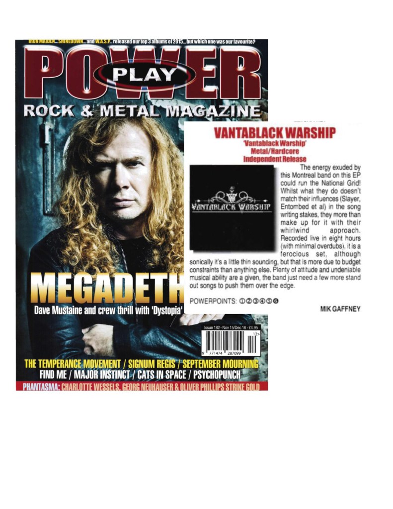 Powerplay Mag UK - November 2015 - Vantablack Warship