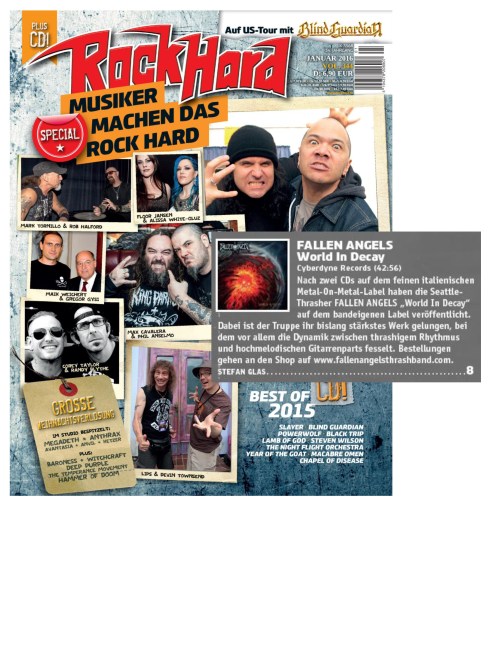 Jan 2016 - Rock Hard - Fallen Angels