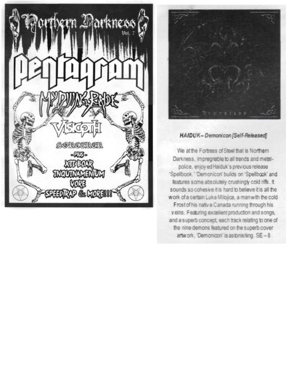 Norther Darkness - Vol. 7 - Review - Haiduk - Demonicon