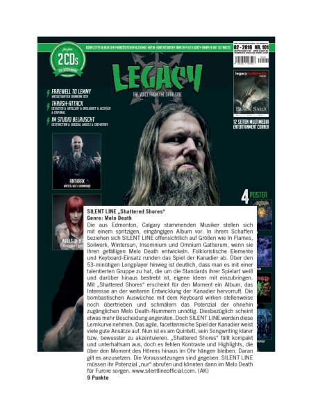 Legacy #101 - February 2016 - Silent Line