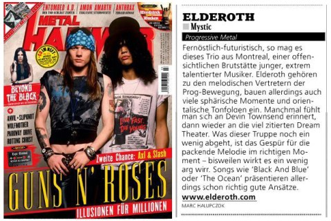 March 2016 - Metal Hammer Germany - Elderoth
