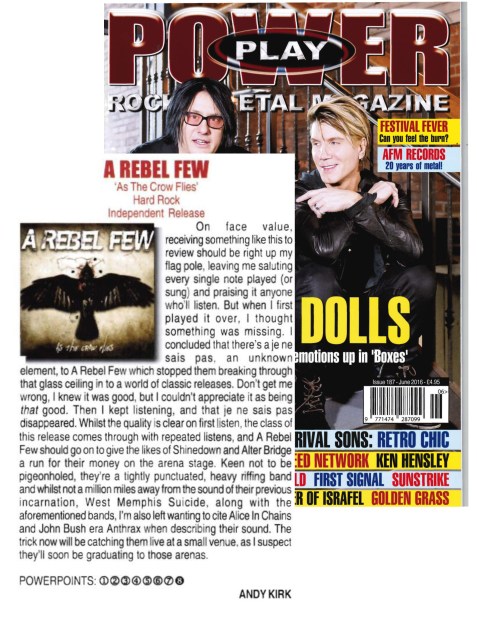 June 2016 - Powerplay Mag UK - A Rebel Few