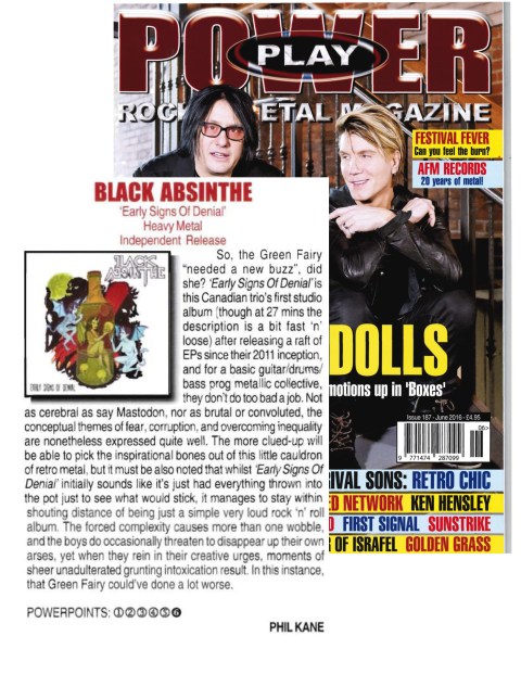 June 2016 - Powerplay Mag UK - Black Absinthe