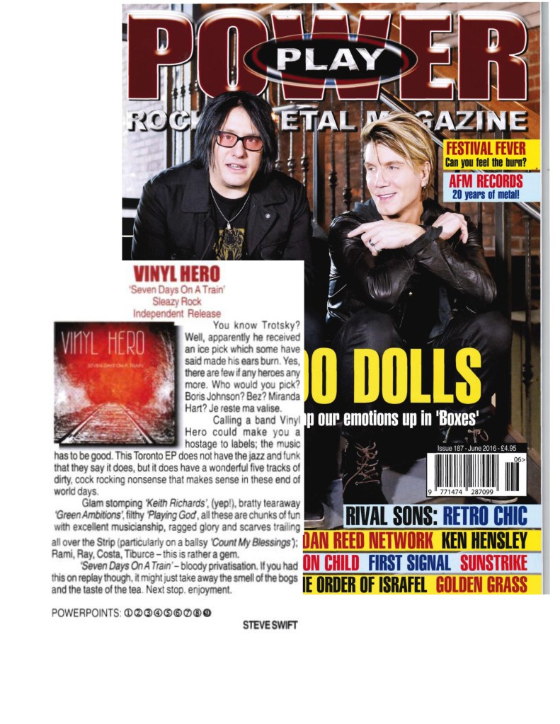 June 2016 - Powerplay Mag UK - Vinyl Hero