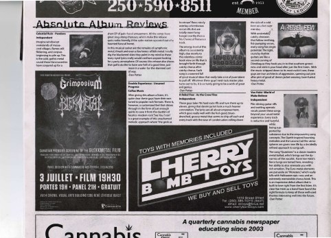 June-July 2016 -AU Mag album reviews Celestial Ruin, Double Experience, A Rebel Few, Van Halst